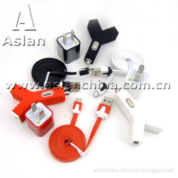 USA Promotion Gift 3 in 1 Y Shape Car Charger Kit for Samsung Professional Manufacturer and Supplier (AK-060)